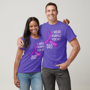 I Wear Purple For My Dad Alzheimer's Awareness T-Shirt