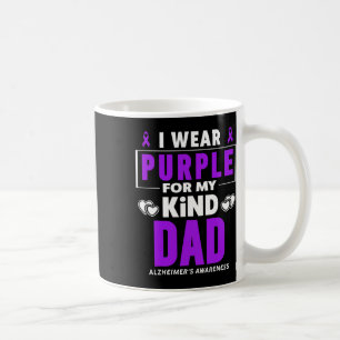 I Wear Purple For My Dad Heimerheimer's Awareness Coffee Mug