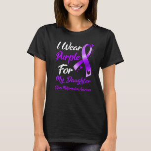 I Wear Purple For My Daughter Chiari Malformation T-Shirt