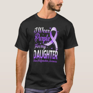 I Wear Purple For My Daughter Chiari Malformation T-Shirt