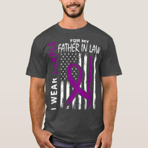I Wear Purple For My Father In Law Lupus Awareness T-Shirt