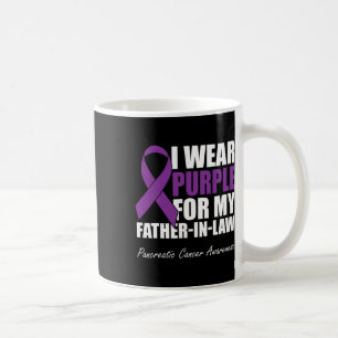 I Wear Purple For My Father-in-law Pancreatic Canc Coffee Mug