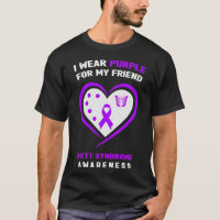 I Wear Purple For My Friend Rett Syndrome Awarenes