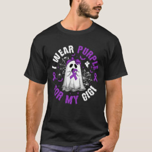 I Wear Purple for My Gigi Domestic Violence Aweren T-Shirt