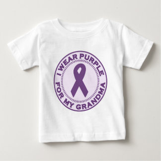I Wear Purple For My Grandma Baby T-Shirt