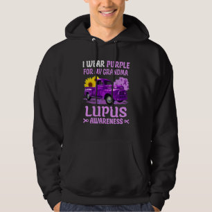 I Wear Purple For My Grandma Lupus Awareness Hoodie