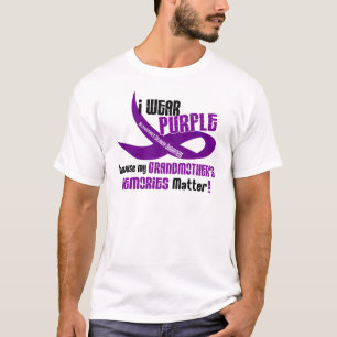 I Wear Purple For My Grandmother’s Memories 33 T-Shirt