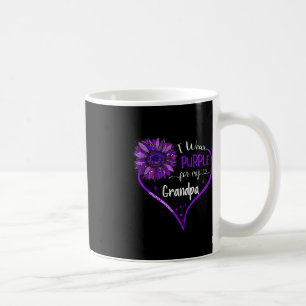 I Wear Purple For My Grandpa Epilepsy Awareness Su Coffee Mug