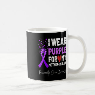I Wear Purple For My Mother-in-law Pancreatic Canc Coffee Mug