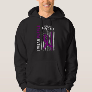 I Wear Purple For My Mum Epilepsy Awareness Americ Hoodie