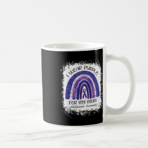 I Wear Purple For My Mum Heimerheimer's Awareness Coffee Mug