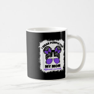 I Wear Purple For My Mum Heimers Awareness Heimer Coffee Mug