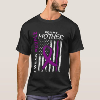 I Wear Purple For My Mum Mother Epilepsy Awareness T-Shirt