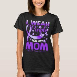I Wear Purple For My Mum Pancreatic Cancer T-Shirt