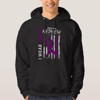 I Wear Purple For My Nephew Epilepsy Awareness Ame Hoodie