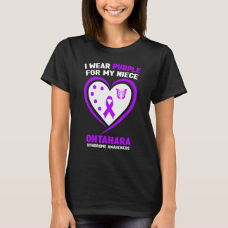 I Wear Purple for My Niece Ohtahara Syndrome Aware T-Shirt