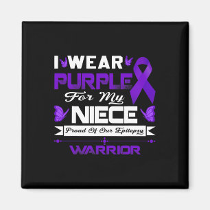 I Wear Purple For My Niece Proud Of Our Epilepsy W Magnet
