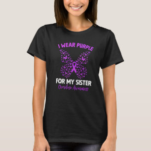I Wear Purple For My Sister Overdose Awareness But T-Shirt