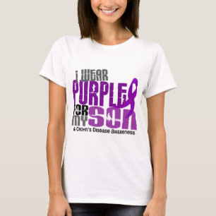 I Wear Purple For My Son 6 Crohn’s Disease T-Shirt