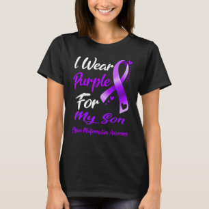 I Wear Purple For MY SON Chiari Malformation Aware T-Shirt