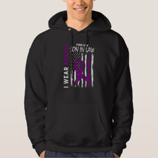 I Wear Purple For My Son In Law Epilepsy Awareness Hoodie