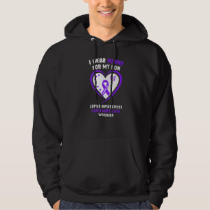 I Wear Purple For My Son Lupus Awareness Hoodie