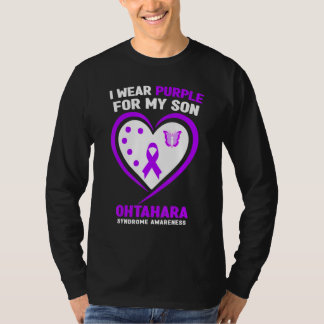I Wear Purple for My Son Ohtahara Syndrome Awarene T-Shirt
