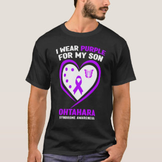 I Wear Purple for My Son Ohtahara Syndrome Awarene T-Shirt