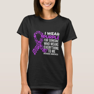 I Wear Purple for Overdose Awareness Stop Overdose T-Shirt