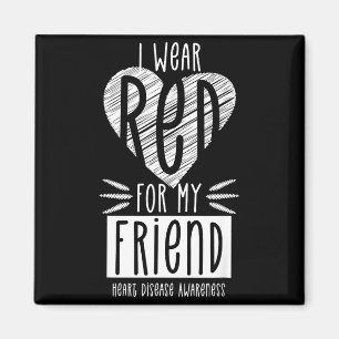 I Wear Red Cardiovascular Heart Disease Awareness  Magnet