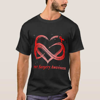 I Wear Red For Heart Surgery Awareness Warrior T-Shirt