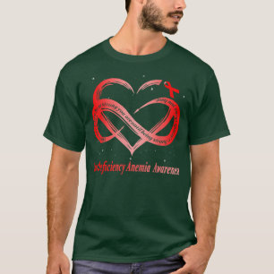 I Wear Red For Iron Deficiency Anemia Awareness Wa T-Shirt