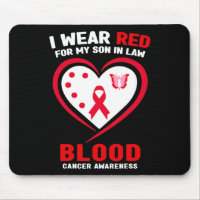 I Wear Red For My Son In Law Blood Cancer Awarenes