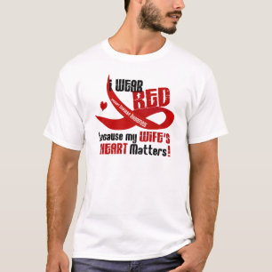 I Wear Red For My Wife 33 T-Shirt
