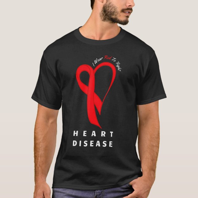 I Wear Red To Fight Heart Disease Awareness CHD Gi T-Shirt (Front)