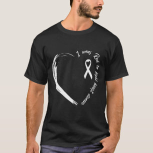 I Wear Red To Fight Heart Disease Survivor Awarene T-Shirt