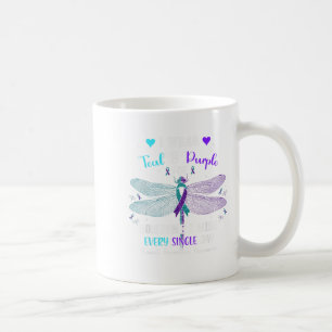 I Wear Teal & Purple Suicide Prevention Awaren Coffee Mug