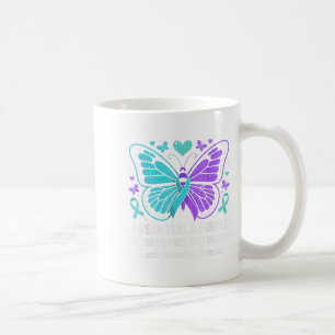 I Wear Teal &amp; Purple Suicide Prevention Awaren Coffee Mug