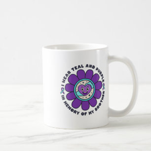 I Wear Teal And Purple Memory Of My Brother Suicid Coffee Mug