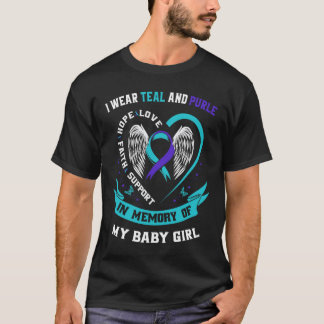 I Wear Teal and Purple Suicide Prevention T-Shirt