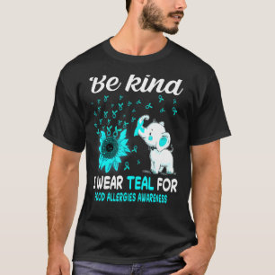 I Wear Teal Food Allergies Awareness T-Shirt