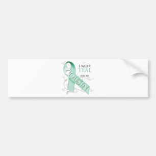 I Wear Teal for my Cousin Bumper Sticker