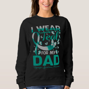 I Wear Teal For My Dad Digeorge Syndrome Awareness Sweatshirt