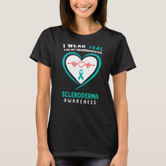 I Wear Teal For My Granddaughter Scleroderma Aware T-Shirt