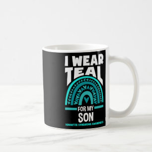 I Wear Teal For My Son Tourette Syndrome Awareness Coffee Mug