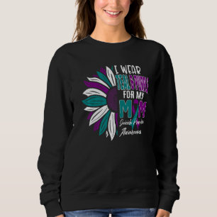 I Wear Teal & Purple For My Mum Suicide Prevention Sweatshirt