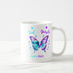 I Wear Teal Purple For Someone Suicide Prevention  Coffee Mug