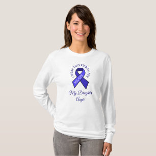 I Wear this ME CFS Ribbon for Personalised Shirt