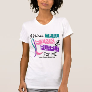I Wear Thyroid Cancer Ribbon For Me 37 T-Shirt