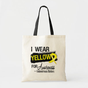 I Wear Yellow Endometriosis Awareness Matters Tote Bag